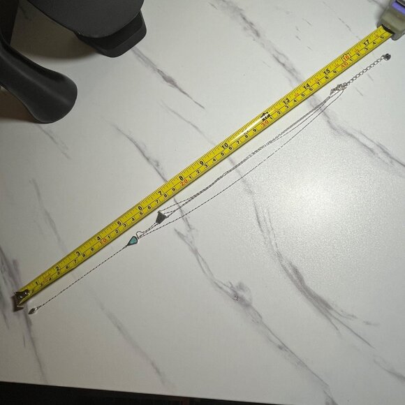 Silpada Sterling Silver 925 Turquoise Reversible Y Necklace - Picture 7 of 7